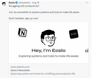 Easlo's Newsletter