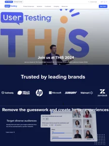 Alternative to Testerup to make money online: Usertesting.com